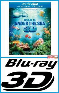 IMAX Under the Sea 3D & 2D Version Blu ray Disc 2010 Brand New 