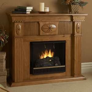 Real Flame Imperial Ventless Gel Fireplace   #3500 in Oak (Oak) (41.75 