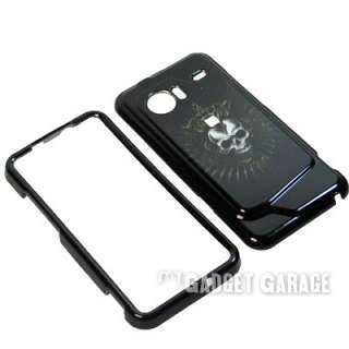 Skull Cover Case + Car Charger for Droid Incredible HTC  