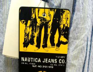 NWT Authentic NAUTICA Jeans Co. Shirt,Size L $59.50  