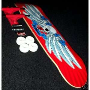   Tony Hawk Birdhouse Flying Red Skateboard Complete
