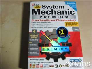 BRAND NEW IOLO SYSTEM MECHANIC PREMIUM 3PCs   FIX & SPEED UP YOUR PC 