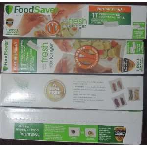  Foodsaver Portion Pouch 11 Perforated Heat seal Roll (Makes 2 