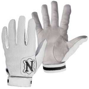   Winter Receiver Football Gloves WHITE ADULT   XL