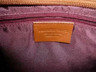   MAURIZIO TAIUTI water color leather purse tote bag Saks $400  