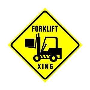  FORKLIFT CROSSING sign * street heavy caution: Home 