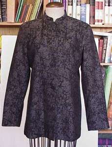 Jessica Holbrook Dark Gray Tapestry Jacket size 6  