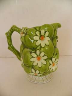 VNT Inarco Green Apple Daisy Pitcher Juice Water Nice  