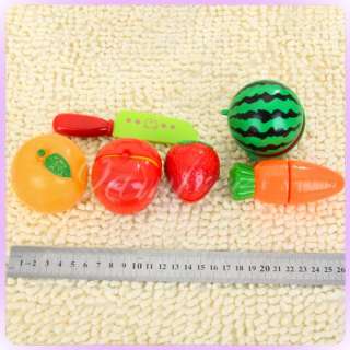 Kitchen Food Play toy Cutting Fruit Vegetable Knife 11p  