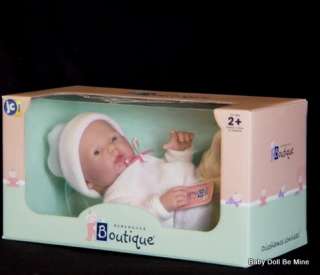 2011 Berenguer Lil Fussy 9.5 Mini La Newborn Real Girl  