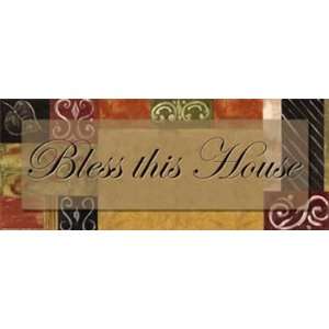 Words to Live By, DcorBless this House by Debbie Dewitt 20x8  