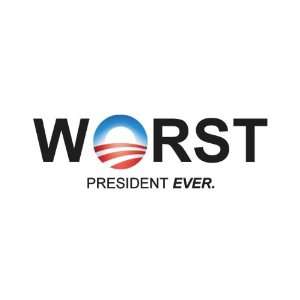  Worst President Ever Bumper Sticker 