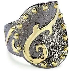  Beyond Rings Haute Hippie Two Tone Shield Ring Jewelry