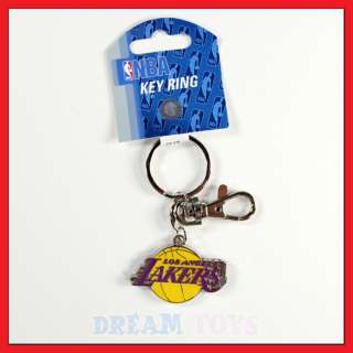 NBA Los Angeles Lakers Logo Keychain Basketball Ring LA  