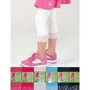  Angelina Girls Footless Tights with Lace Case Pack 72 