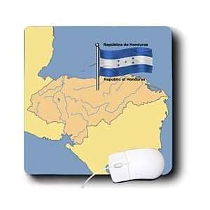  777images Flags and Maps   North America   Flag and Map of Honduras 