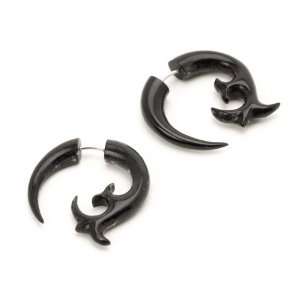   spiral horn earring pair by 81stgeneration 81stgeneration Jewelry