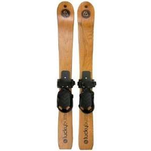  Lucky Bums Wooden Skis   Youth