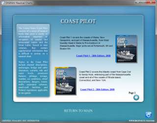 NOAA Nautical Charts GPS Marine Navigation Software DVD  