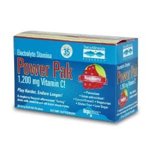  Trace Mineral Research Electrolyte Power Pak Raspberry 32 