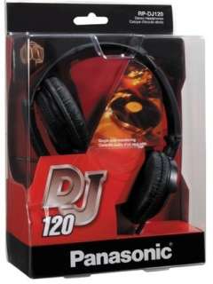  Panasonic RP DJ120 Headphones (Ear Cup)   Black 
