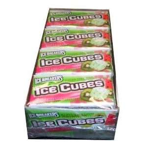 Ice Breakers Ice Cubes, Kiwi Watermelon Gum (Pack of 8)
