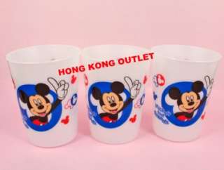 Mickey & Minnie Mouse Plastic Cup Set of 3 A15b  