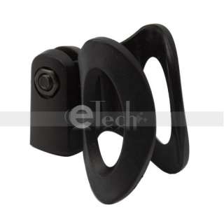 10 Plastic Microphone Mic Holder Stand Clamp Clip Black  