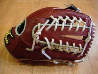 Mizuno Maelstrom 12.5 Baseball Glove Crimson RHT V Net  