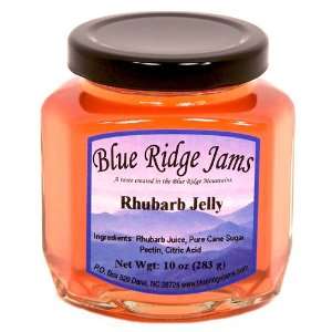 Blue Ridge Jams Rhubarb Jelly, Set of 3 (10 oz Jars)  