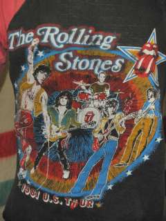 Vintage The Rolling Stones Tattoo You Tour T Shirt L  