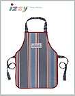 high quality personalised nautical stripe oilcloth kitchen apron boy 