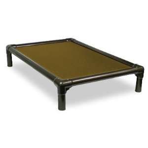  Standard Elevated Chew Proof Dog Bed in Walnut Size Small 