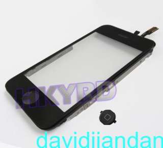 Touch Screen Digitizer+Middle Frame Assembly For IPhone 3GS  