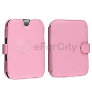 Pink Leather Case Cover Bag Pouch For Barnes&Nobel Nook 2 Simple Touch