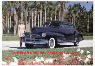 1948 Chevrolet Fleetline Aerosedan classic car print  