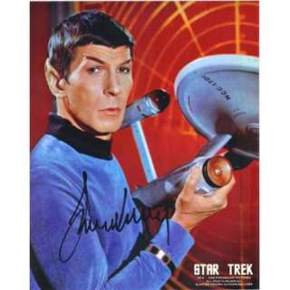 Leonard Nimoy Classic Star Trek TV Series Mr. Spock Autographed 