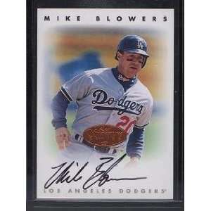  Mike Blowers Autograph 1996 Donruss Certified Leaf 