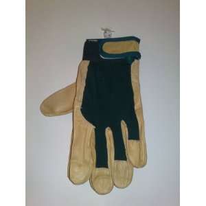  Soft Leather Gloves with Velcro Wrist [Kitchen & Home 