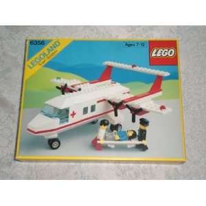  Lego 6356 Med Star Rescue Plane   Legoland Town System Set 