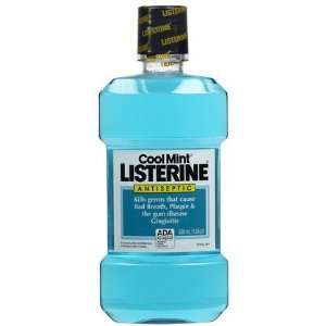 Listerine Antiseptic Adult Mouthwash Cool Mint 8.45 oz (Quantity of 5)