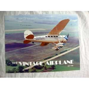 Vintage Airplane Magazine July 1983 Lockheed Vega 1929 Vintage 