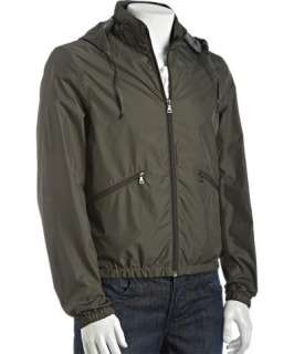 Prada Prada Sport military nylon windbreaker jacket