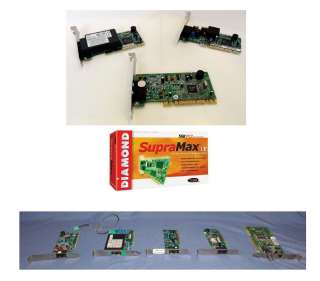 Lot NINE 56k PCI modem cards SupraMax/PCtel/Conexant  
