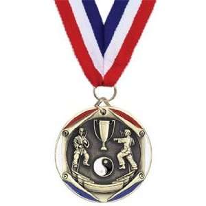   Medals   2 inches Color Filled Medal MARTIAL ARTS