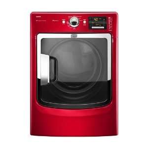  Maytag 7.4 Cu. Ft. Red Electric Front Load Dryer 