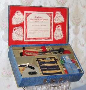   Childs Tiny Town Doctor Kit Toy Peerless Playthings All Original