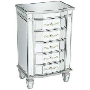  Laurel Floral Mirrored Chest of Drawers