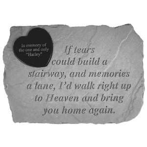  If tears Memorial Stepping Stone with Personalized 