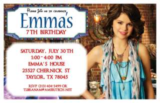 Wizards of Waverly Place Personalized Invitations 10Set  